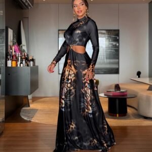 Vestido Onça Parda