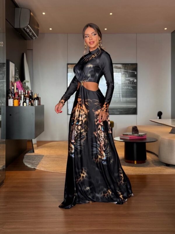 Vestido Onça Parda