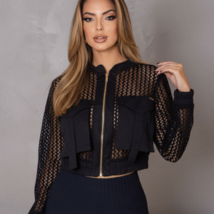 Jaqueta renda Black